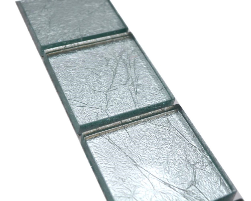Borde Borde mosaico plata brillante mosaico azulejo cocina pared azulejo espejo baño ducha pared MOS123BOR-8SB26_f