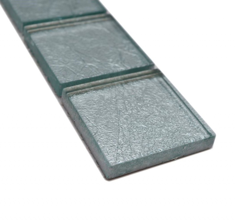 Borde Borde mosaico plata brillante mosaico azulejo cocina pared azulejo espejo baño ducha pared MOS123BOR-8SB26_f