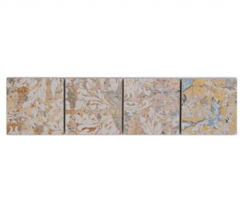 Border Border mosaico mixto claro multicolor mate aspecto alfombra mosaico azulejo pared cocina azulejo espejo baño ducha pared MOS16BOR-71CS_f