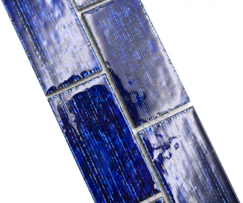 Frontera Frontera mosaico azul brillante compuesto mirada mosaico azulejo de la pared de la cocina azulejo espejo baño ducha pared MOS26BOR-KAS6_f