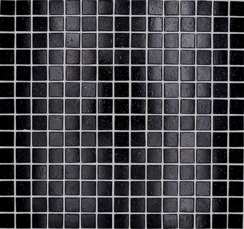 Mosaico de vidrio mosaico azulejo negro brillante piscina mirada mosaico azulejo cocina pared azulejo espejo baño ducha pared MOS50-0302-P_f