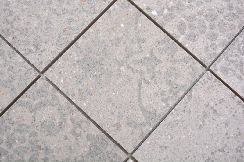 Muestrario de mano mosaico cerámico gres porcelánico gris claro antracita estampado MOS23-G7_m