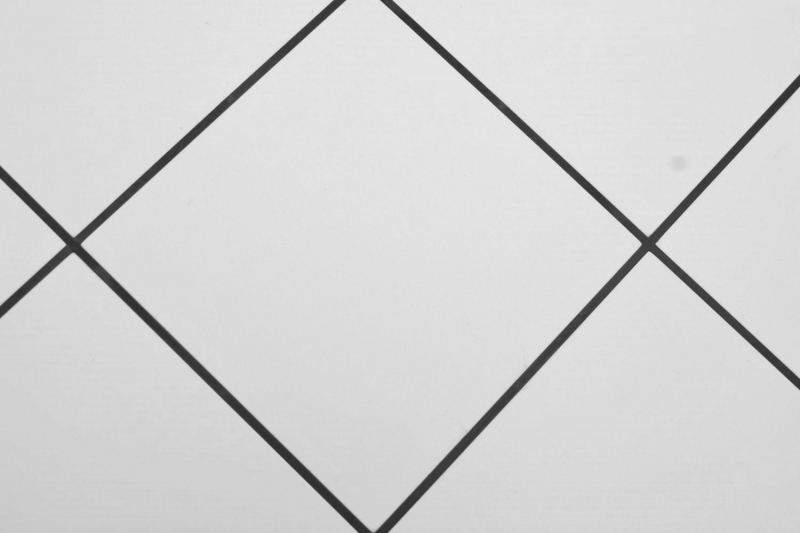 Muestrario a mano mosaico autoadhesivo estera metal blanco aspecto azulejo con junta negra MOS200-W01_m