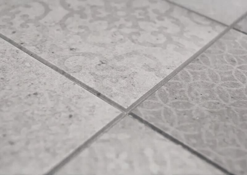 Muestra de mano autoadhesivo mosaico estera vinilo shabby chic ornamento gris MOS200-SCELLO_m