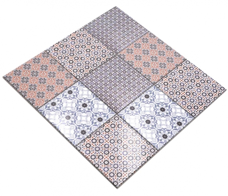 Mano patrón autoadhesivo mosaico estera vinilo retro casa de campo estilo MOS200-S1404_m