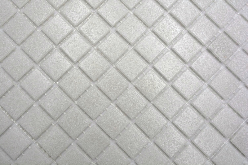 Muestra de mano mosaico de vidrio piscina mosaico flotante blanco viejo gris claro crema MOS200-A03_m