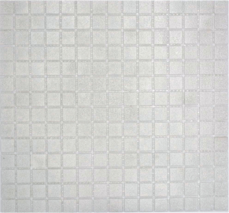 Muestra de mano mosaico de vidrio piscina mosaico flotante blanco viejo gris claro crema MOS200-A03_m