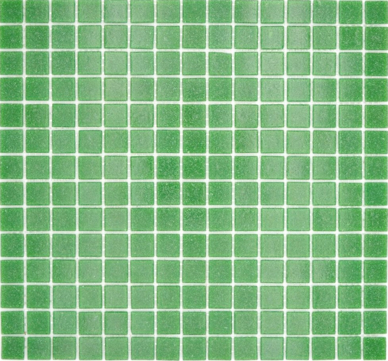 Muestra de mano mosaico de vidrio piscina mosaico flotante manchas verdes MOS200-A23_m