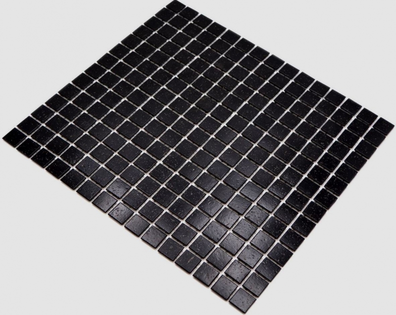 Muestra de mano mosaico de vidrio piscina mosaico flotante manchas negras MOS50-0302-P_m