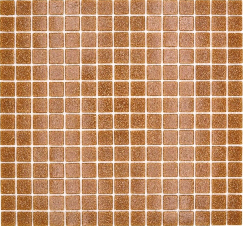 Muestra de mano mosaico de vidrio mosaico azulejo manchas marrones MOS200-A34_m