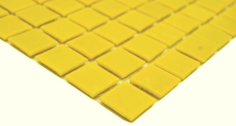 Muestra de mano mosaico de vidrio mosaico azulejo amarillo MOS200-A90_m