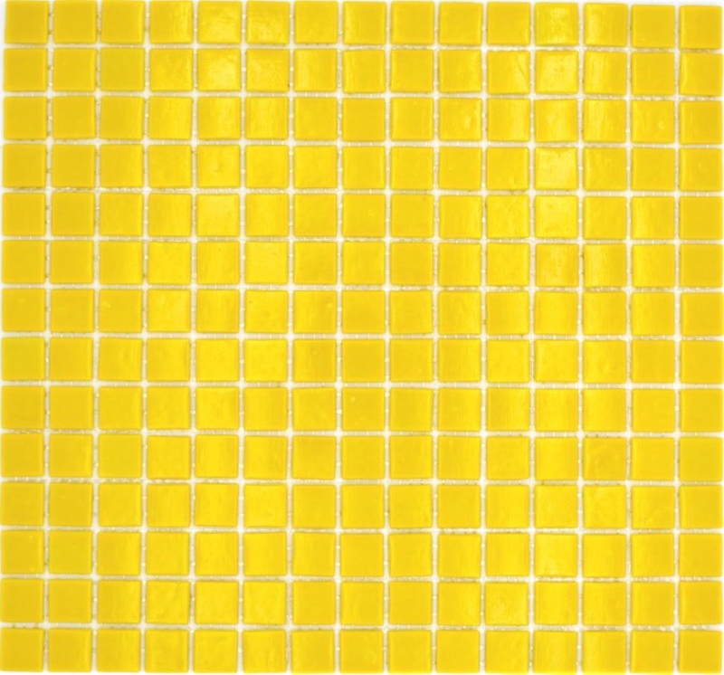 Muestra de mano mosaico de vidrio mosaico azulejo amarillo MOS200-A90_m