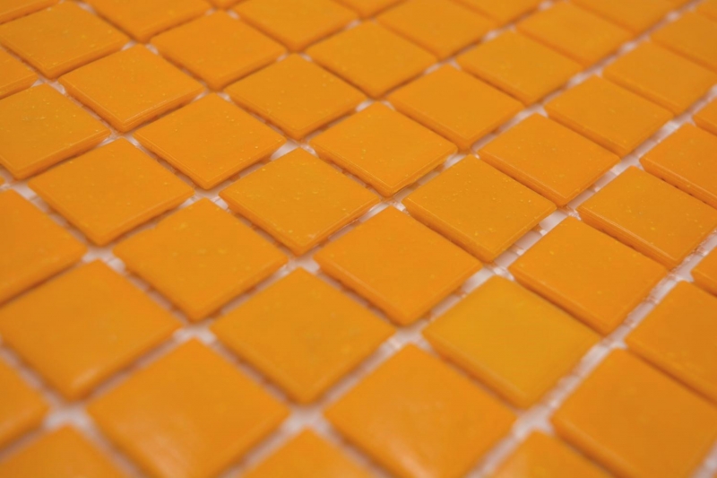 Muestra de mano mosaico de vidrio mosaico azulejo naranja MOS200-A92_m