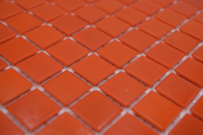 Muestra de mano mosaico de vidrio mosaico azulejo rojo claro MOS200-A95_m
