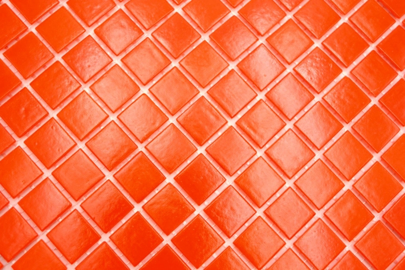 Muestra de mano mosaico de vidrio mosaico azulejo rojo claro MOS200-A95_m
