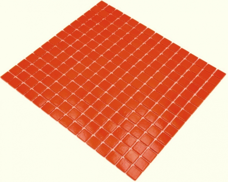 Muestra de mano mosaico de vidrio mosaico azulejo rojo claro MOS200-A95_m