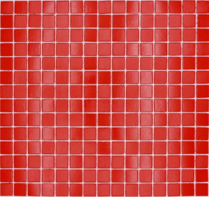 Muestra de mano mosaico de vidrio mosaico azulejo rojo MOS200-A96_m
