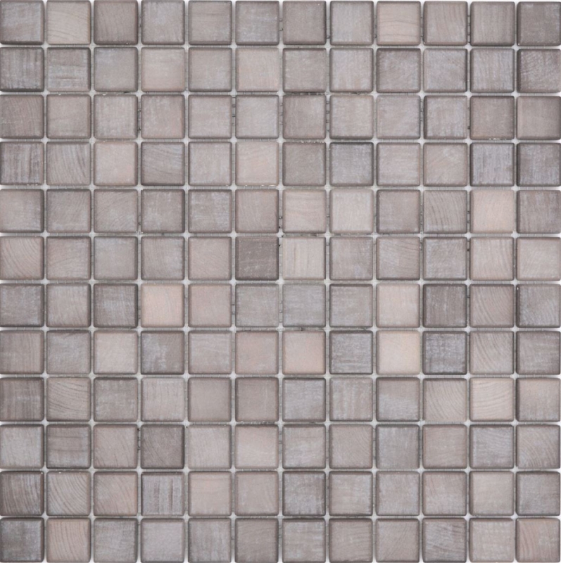 Azulejos de mosaico de cerámica Jasba shabby marrón mate aspecto madera cocina pared baño azulejo ducha pared / 10 esteras de mosaico