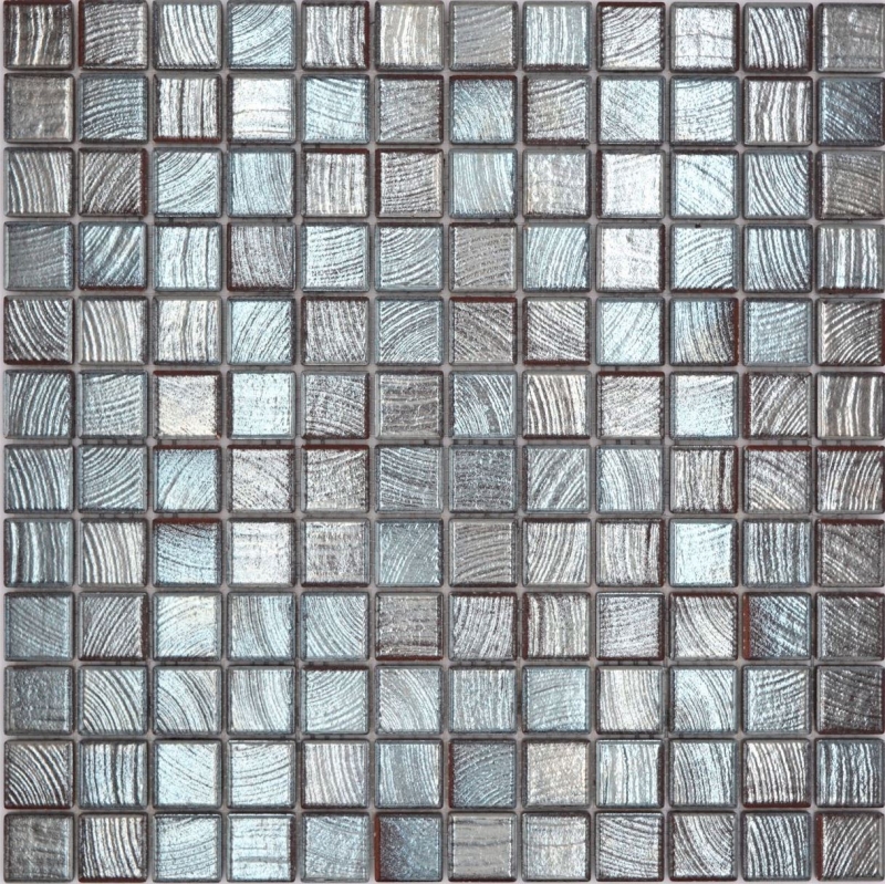 Jasba Senja Puro gres cerámico mosaico wenge-metálico brillante aspecto metálico cocina baño ducha MOSJB27 1 tapete
