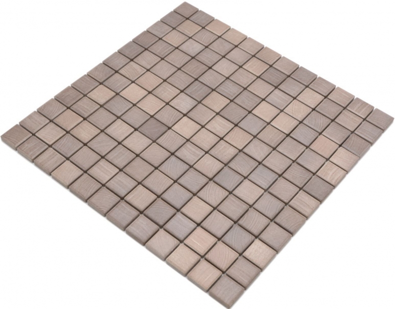 Jasba Senja gres cerámico puro mosaico roble mate efecto madera cocina baño ducha MOSJB03 1 alfombrilla