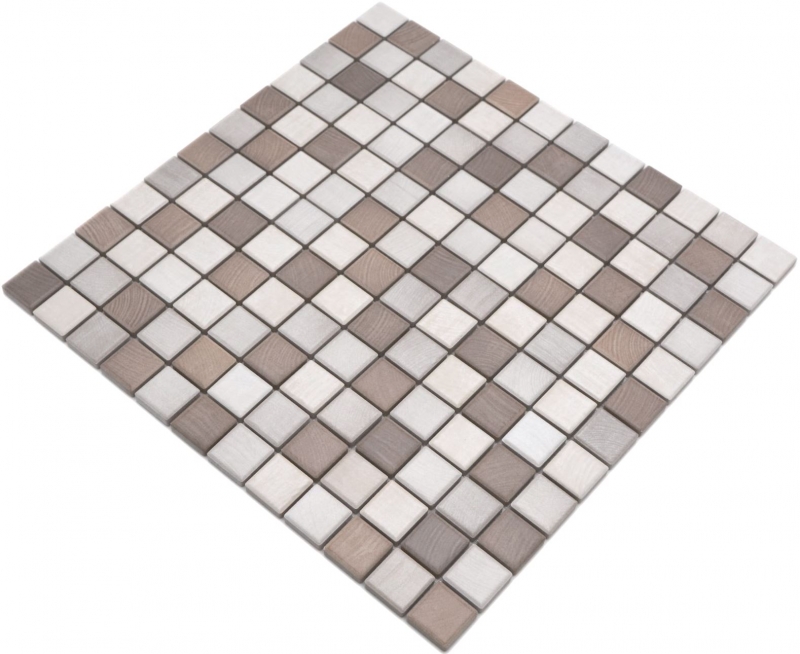 Jasba Senja Puro gres cerámico mosaico madera-mix mate aspecto madera cocina baño ducha MOSJB05 1 alfombrilla
