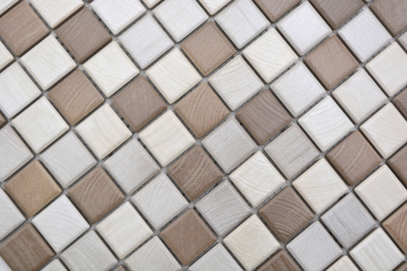 Jasba Senja Puro gres cerámico mosaico madera-mix mate aspecto madera cocina baño ducha MOSJB05 1 alfombrilla