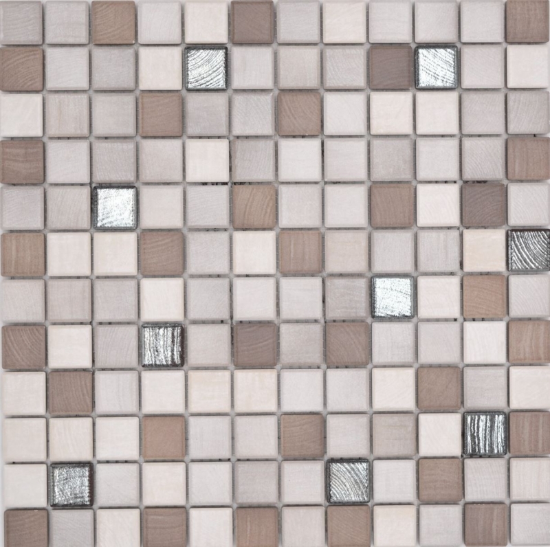 Jasba Senja Puro gres cerámico mosaico madera-mate metálico aspecto madera cocina baño ducha MOSJB06 1 alfombrilla