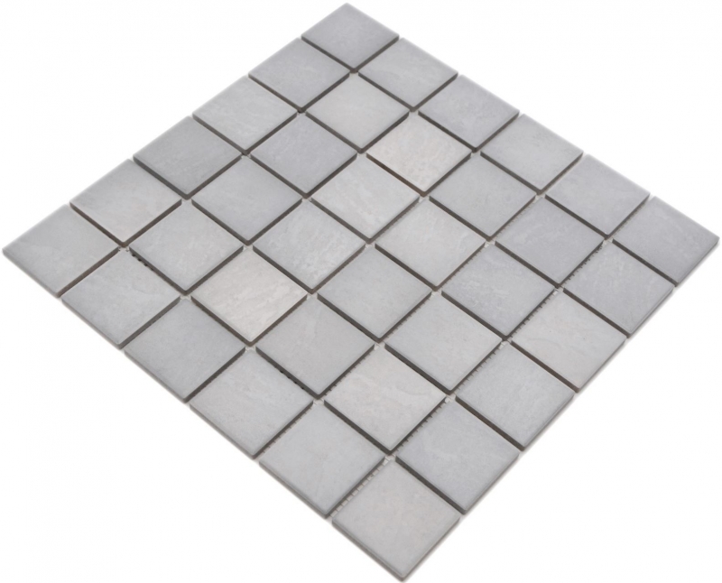 Azulejos de mosaico de cerámica Jasba roca gris mate piedra mirada cocina pared baño azulejo ducha pared / 10 esteras de mosaico