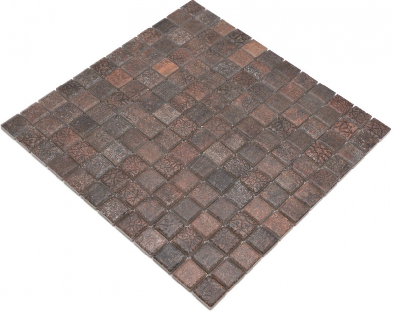 Jasba Ronda mosaico de cerámica gres óxido-mix mate aspecto óxido cocina baño ducha MOSJBR100 1 tapete