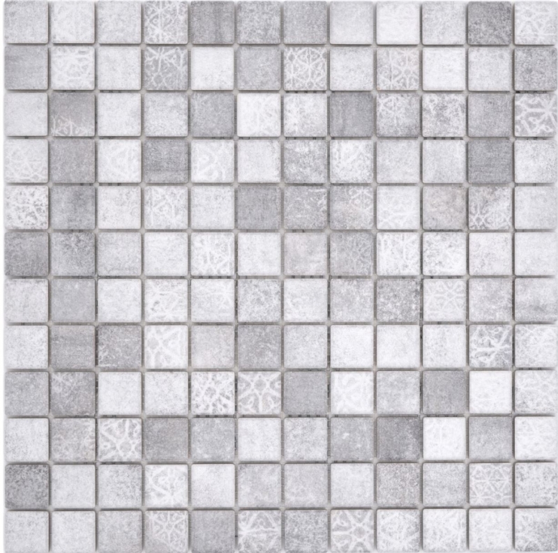 Jasba Ronda mosaico gres cerámico cemento-mezcla de cemento mate mirada cocina baño ducha MOSJBR101 1 estera