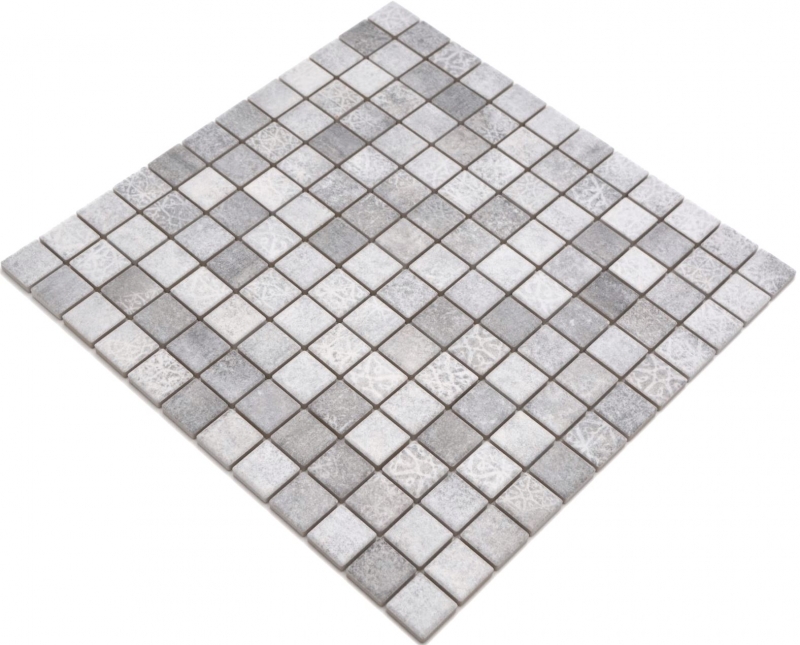 Jasba Ronda mosaico gres cerámico cemento-mezcla de cemento mate mirada cocina baño ducha MOSJBR101 1 estera