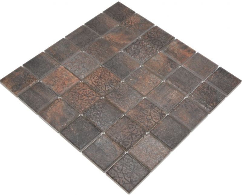 Jasba Ronda mosaico de cerámica gres óxido-mix mate óxido mirada cocina baño ducha MOSJBR200 1 estera