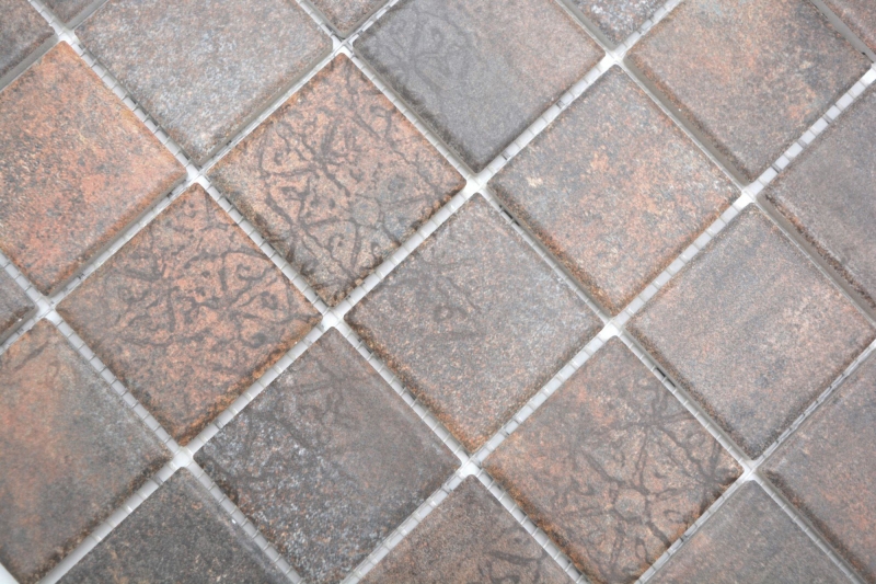 Jasba Ronda mosaico de cerámica gres óxido-mix mate óxido mirada cocina baño ducha MOSJBR200 1 estera