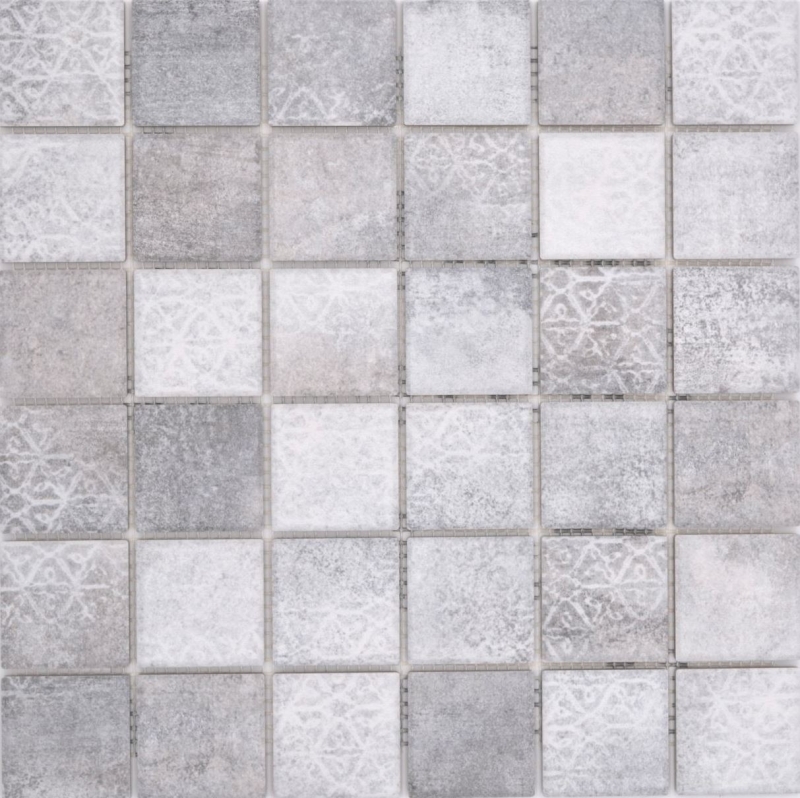 Jasba Ronda mosaico gres cerámico cemento-mezcla de cemento mate mirada cocina baño ducha MOSJBR201 1 estera