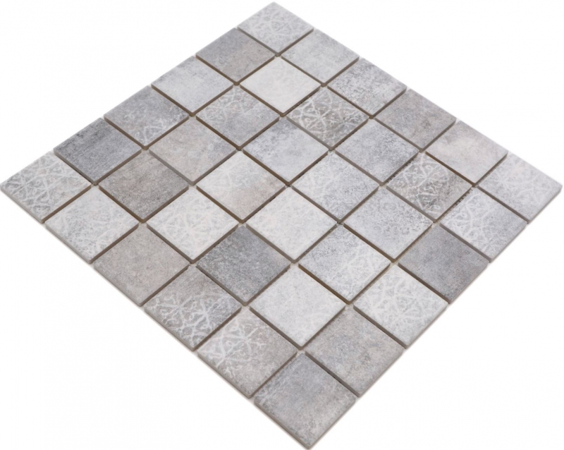 Jasba Ronda mosaico gres cerámico cemento-mezcla de cemento mate mirada cocina baño ducha MOSJBR201 1 estera