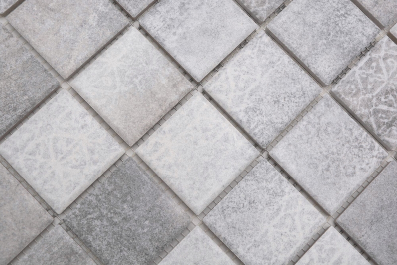 Jasba Ronda mosaico gres cerámico cemento-mezcla de cemento mate mirada cocina baño ducha MOSJBR201 1 estera