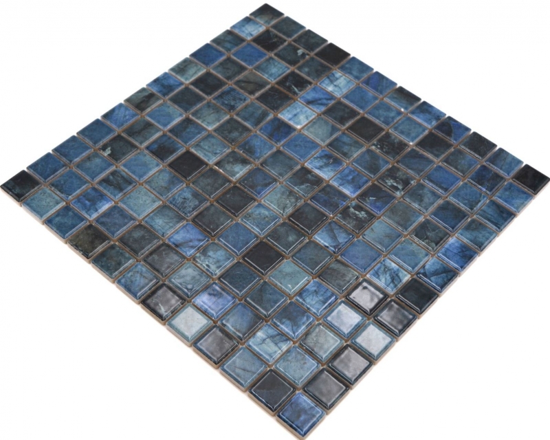 Jasba Agrob Buchtal Fresh Marble & More gres cerámico mosaico labradorita azul brillante aspecto mármol cocina baño ducha MOSJBMM20 1 alfombrilla