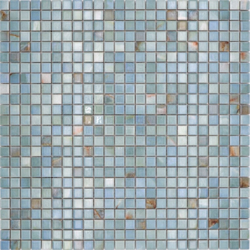 Jasba Agrob Buchtal Fresh Marble & More mosaico gres cerámico cielo brillante aspecto mármol cocina baño ducha MOSJBMM25 1 tapete