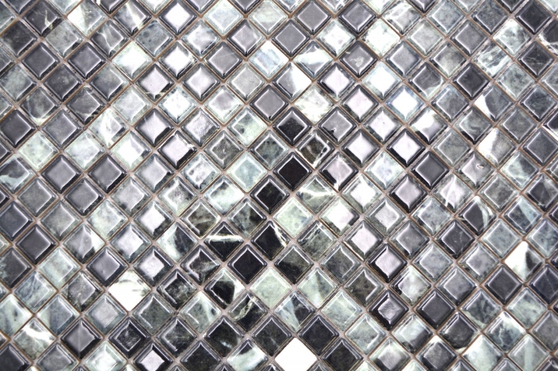 Jasba Agrob Buchtal Fresh Marble & More mosaico gres cerámico verde alpi brillante aspecto mármol cocina baño ducha MOSJBMM27 1 tapete