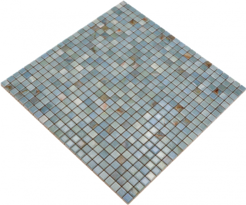 Azulejos de mosaico de cerámica Jasba cielo brillante aspecto mármol cocina pared baño azulejo ducha pared / 10 esteras de mosaico