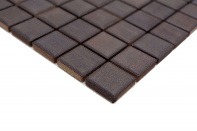 Jasba Senja gres cerámico puro mosaico wengué mate efecto madera cocina baño ducha MOSJB28_m
