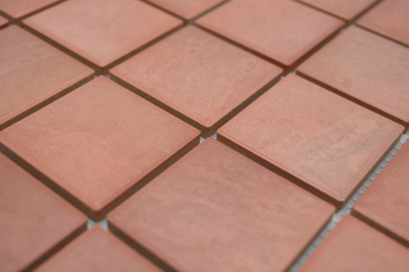 Muestra de mano Jasba Village mosaico gres cerámico cotto mate efecto piedra cocina baño ducha MOSJB548_m