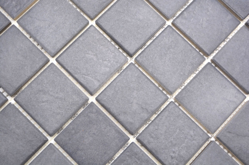 Muestra de mano Jasba Village mosaico gres cerámico pizarra mate efecto piedra cocina baño ducha MOSJB549_m