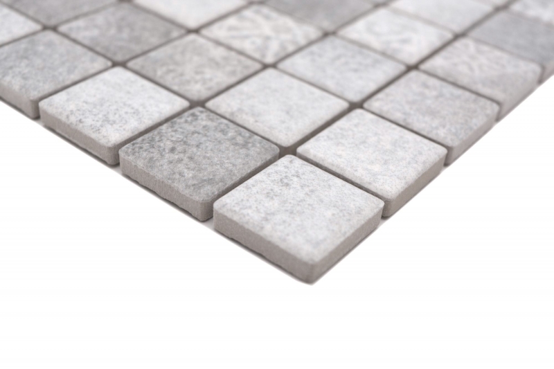 Muestra de mano Jasba Ronda mosaico gres cerámico mezcla de cemento aspecto cemento mate cocina baño ducha MOSJBR101_m