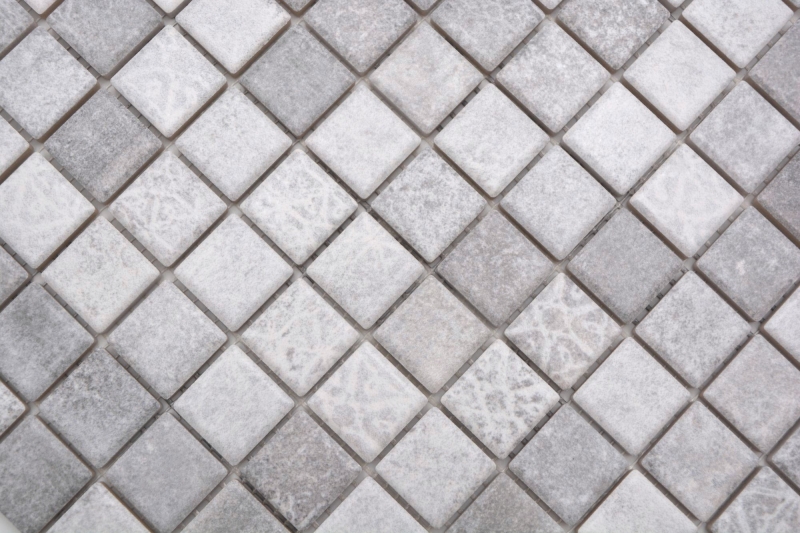 Muestra de mano Jasba Ronda mosaico gres cerámico mezcla de cemento aspecto cemento mate cocina baño ducha MOSJBR101_m