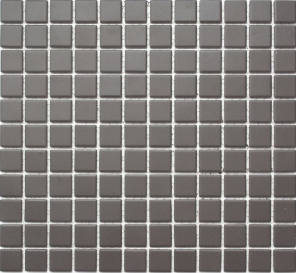 Mosaico de azulejos de cerámica gris marrón sin esmaltar antideslizante azulejos de baño azulejos de suelo azulejos de cocina - MOS18-CU050