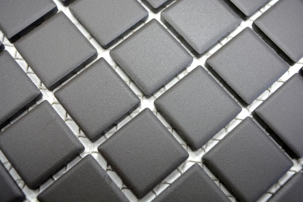Mosaico de azulejos de cerámica gris marrón sin esmaltar antideslizante azulejos de baño azulejos de suelo azulejos de cocina - MOS18-CU050