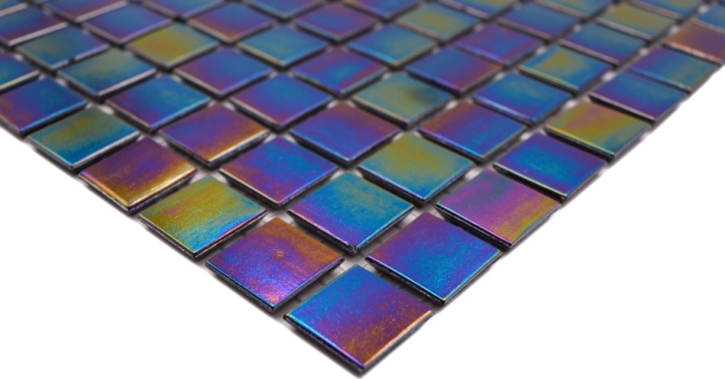 Muestra de mano vidrio mosaico de vidrio iridio pared azulejo backsplash cocina baño MOS240-WA48_m