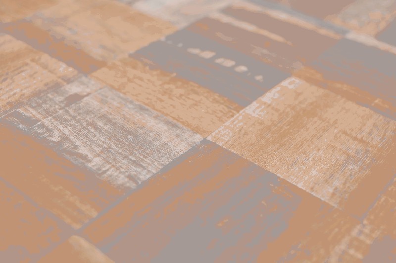 Muestra de mano mosaico azulejo autoadhesivo aluminio marrón metal madera look oscuro MOS200-2122_m