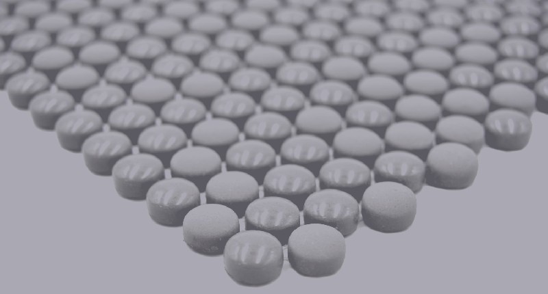 Muestra de mano redondo esmalte mezcla gris brillante/mate pared azulejo backsplash cocina ducha baño MOS140-0211_m